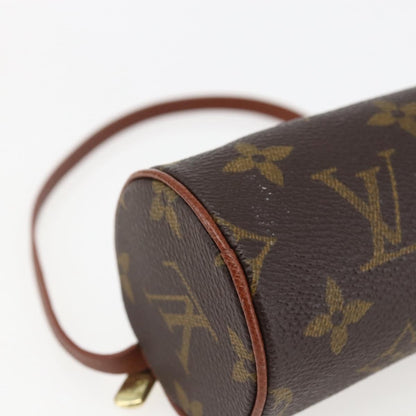 Louis Vuitton Papillon Pochette Monogram Canvas, BROWN, CANVAS, Clutche & pouche