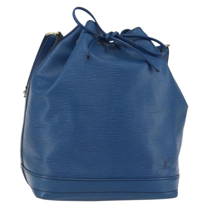 Louis Vuitton Noe Handbag Epi Leather, BLUE, LEATHER, Shoulder bag