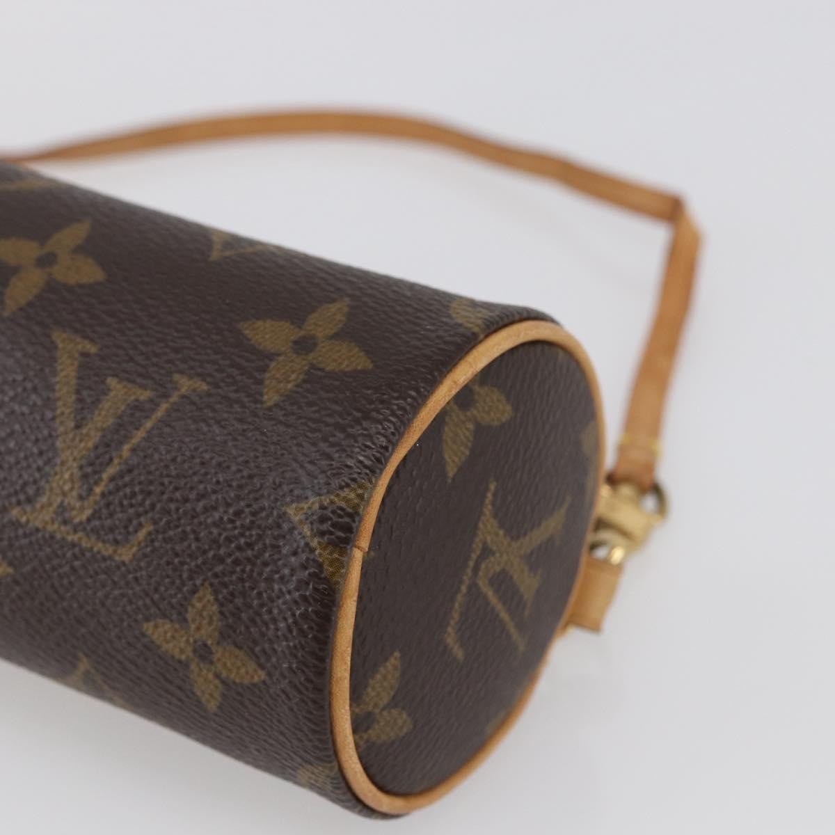 Louis Vuitton Papillon Pochette Monogram Canvas, BROWN, CANVAS, Handbag