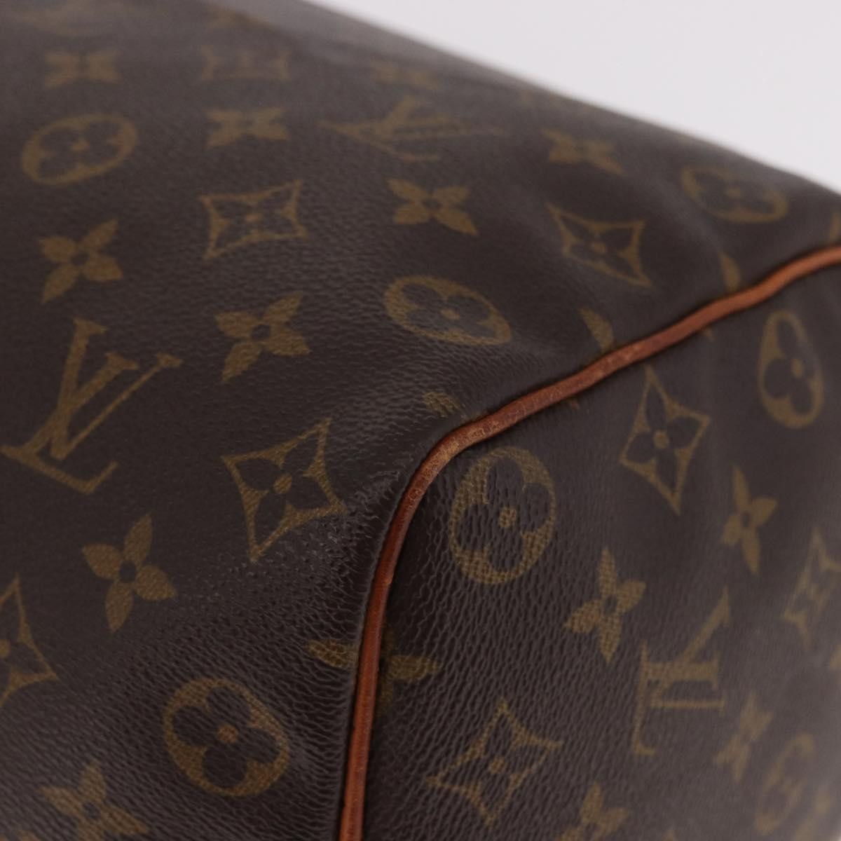 Louis Vuitton Speedy Handbag Monogram Canvas, Brown, Canvas, Handbag
