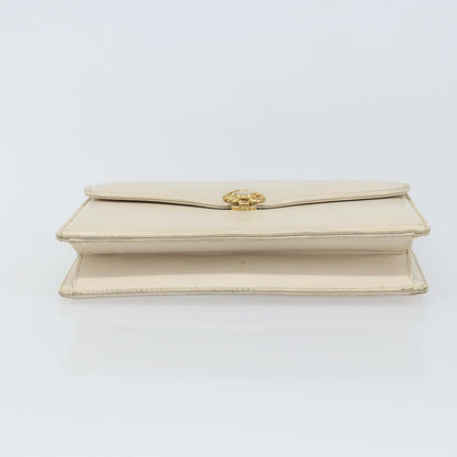 Gucci Vintage clutch Bag Leather, WHITE, LEATHER, Clutche & pouche
