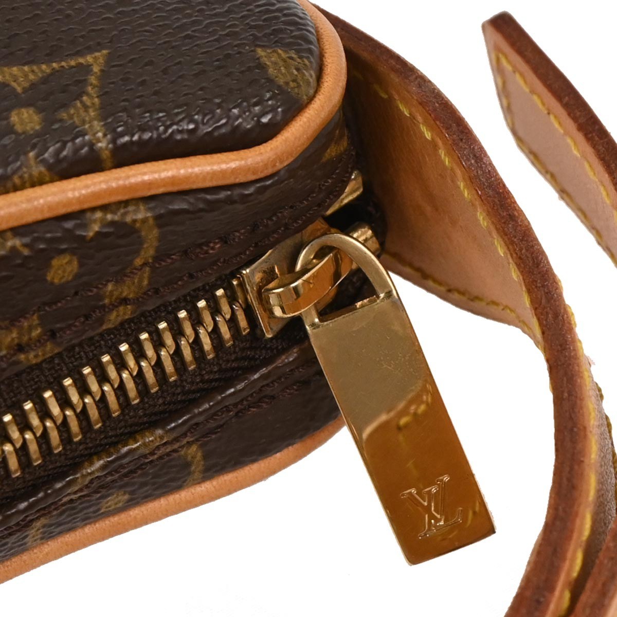 Louis Vuitton Croissant Handbag Monogram Canvas, BROWN, CANVAS, Shoulder bag