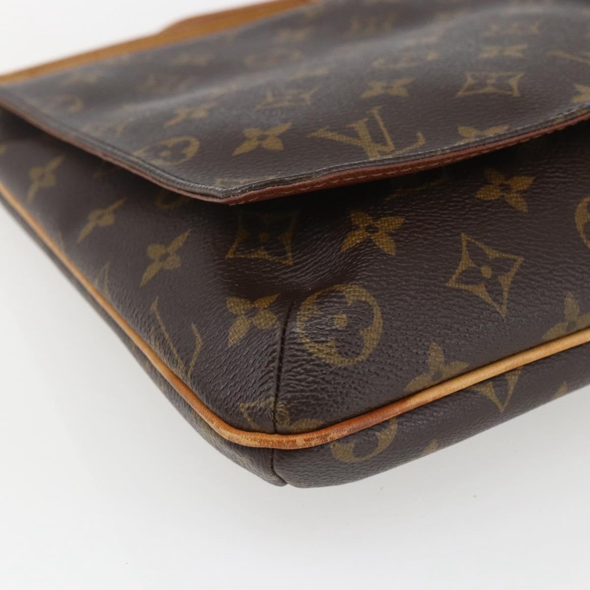 Louis Vuitton Musette Salsa Handbag Monogram Canvas, BROWN, CANVAS, Shoulder bag