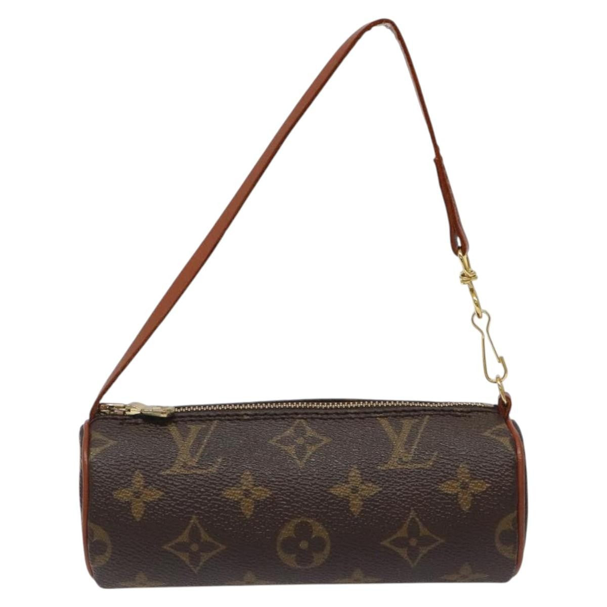 Louis Vuitton Papillon Pochette Monogram Canvas, BROWN, CANVAS, Handbag
