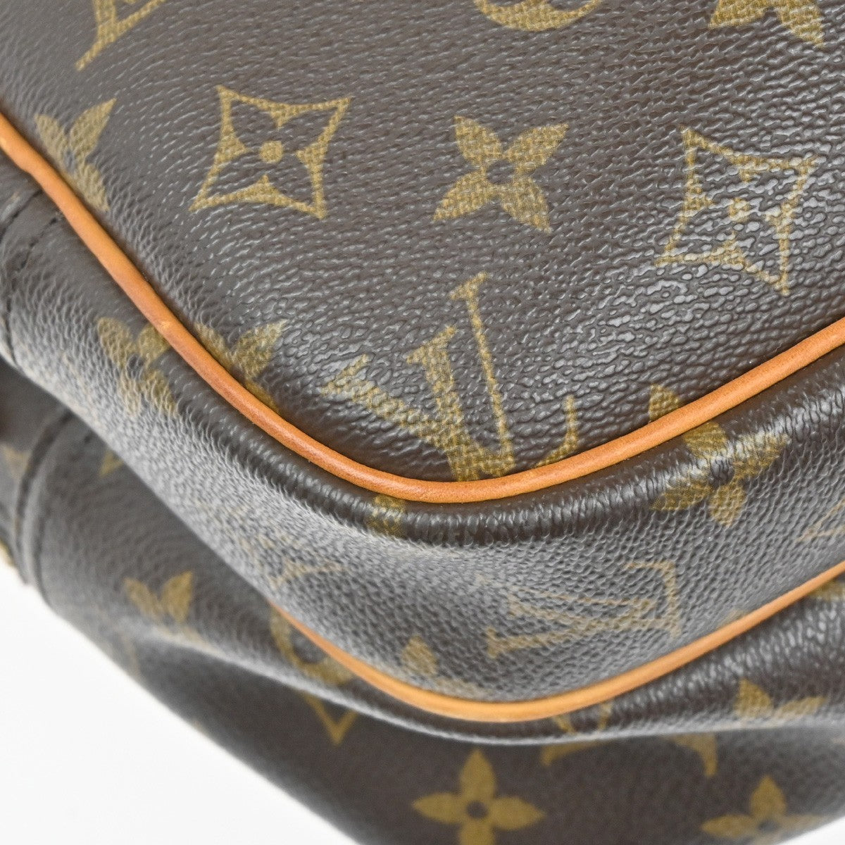 Louis Vuitton Reporter Bag Monogram Canvas, BROWN, CANVAS, Shoulder bag