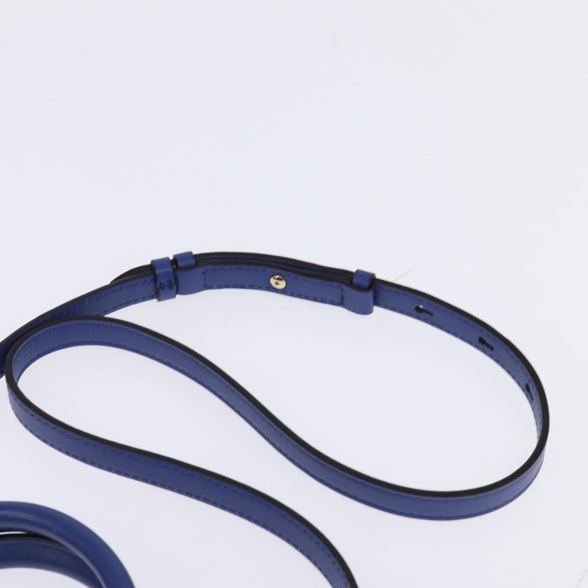 Salvatore Ferragamo Studio Satchel Leather, BLUE, LEATHER, Handbag