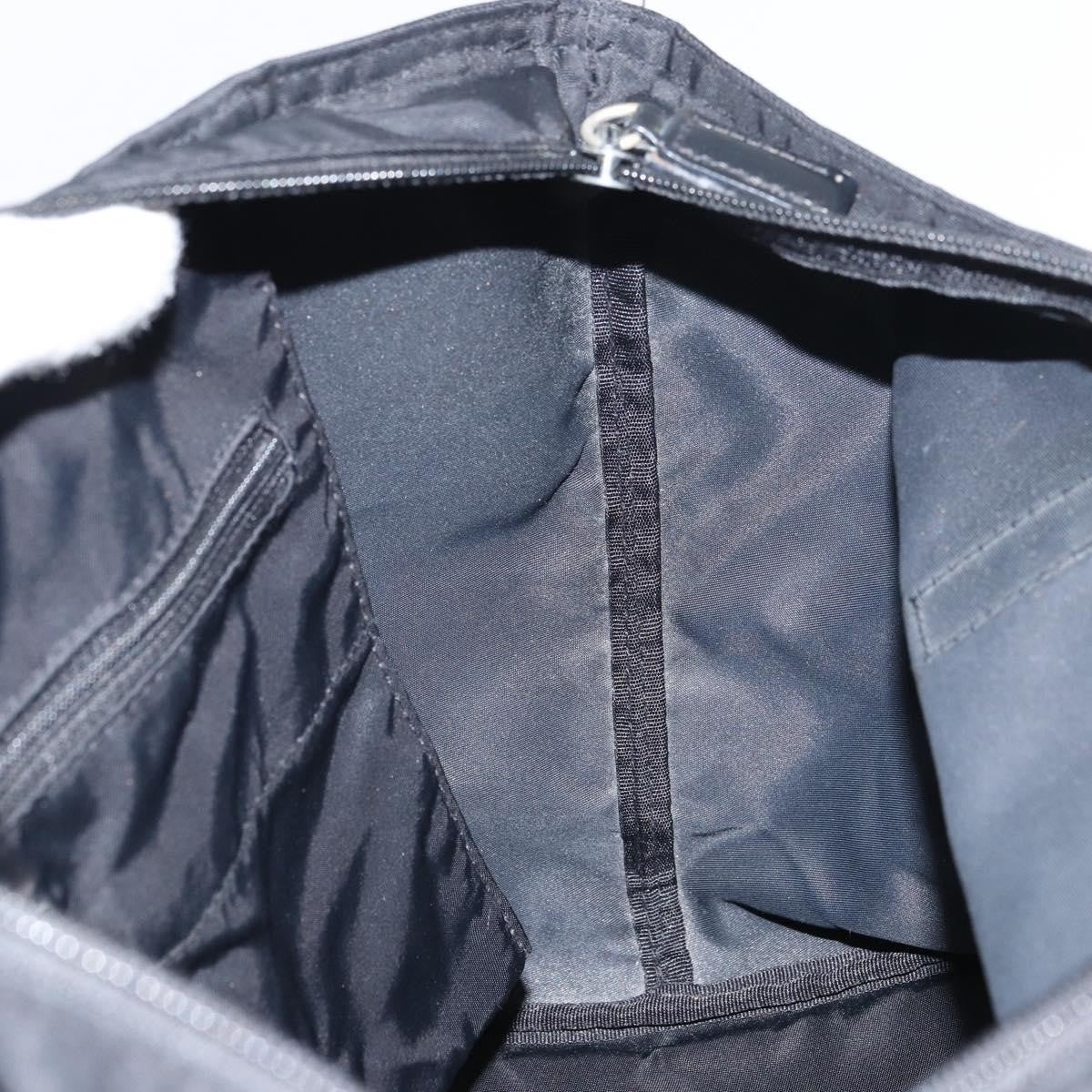 Prada Vintage Zip Tote Tessuto, BLACK, NYLON, Tote bag