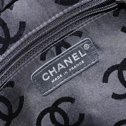Chanel Cambon Tote Quilted Leather, BEIGE, LEATHER, Tote bag