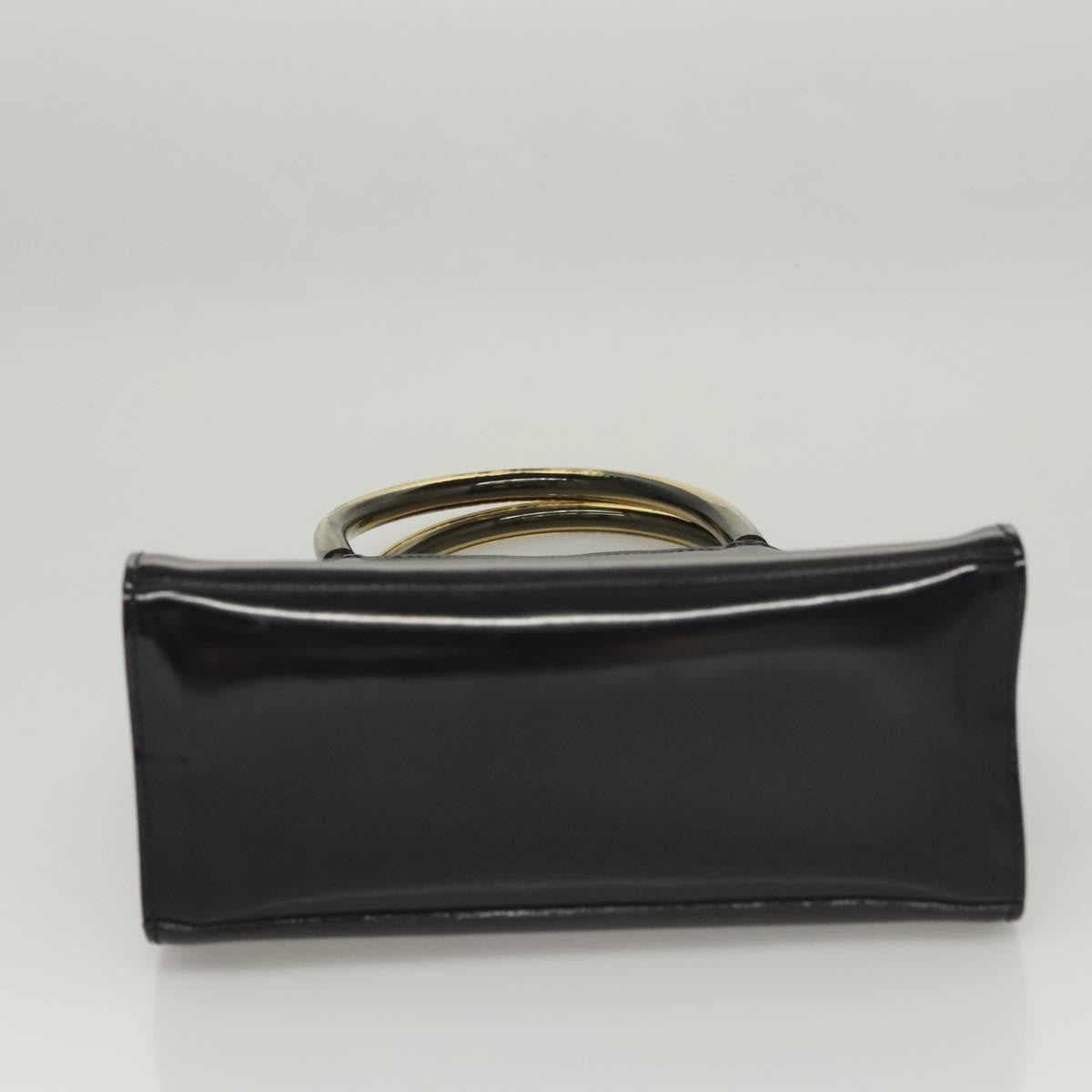 Salvatore Ferragamo Shopper Tote Patent Leather, BLACK, PATENT_LEATHER, Tote bag