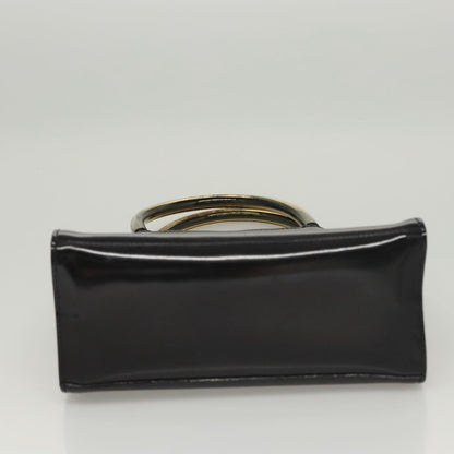 Salvatore Ferragamo Shopper Tote Patent Leather, BLACK, PATENT_LEATHER, Tote bag