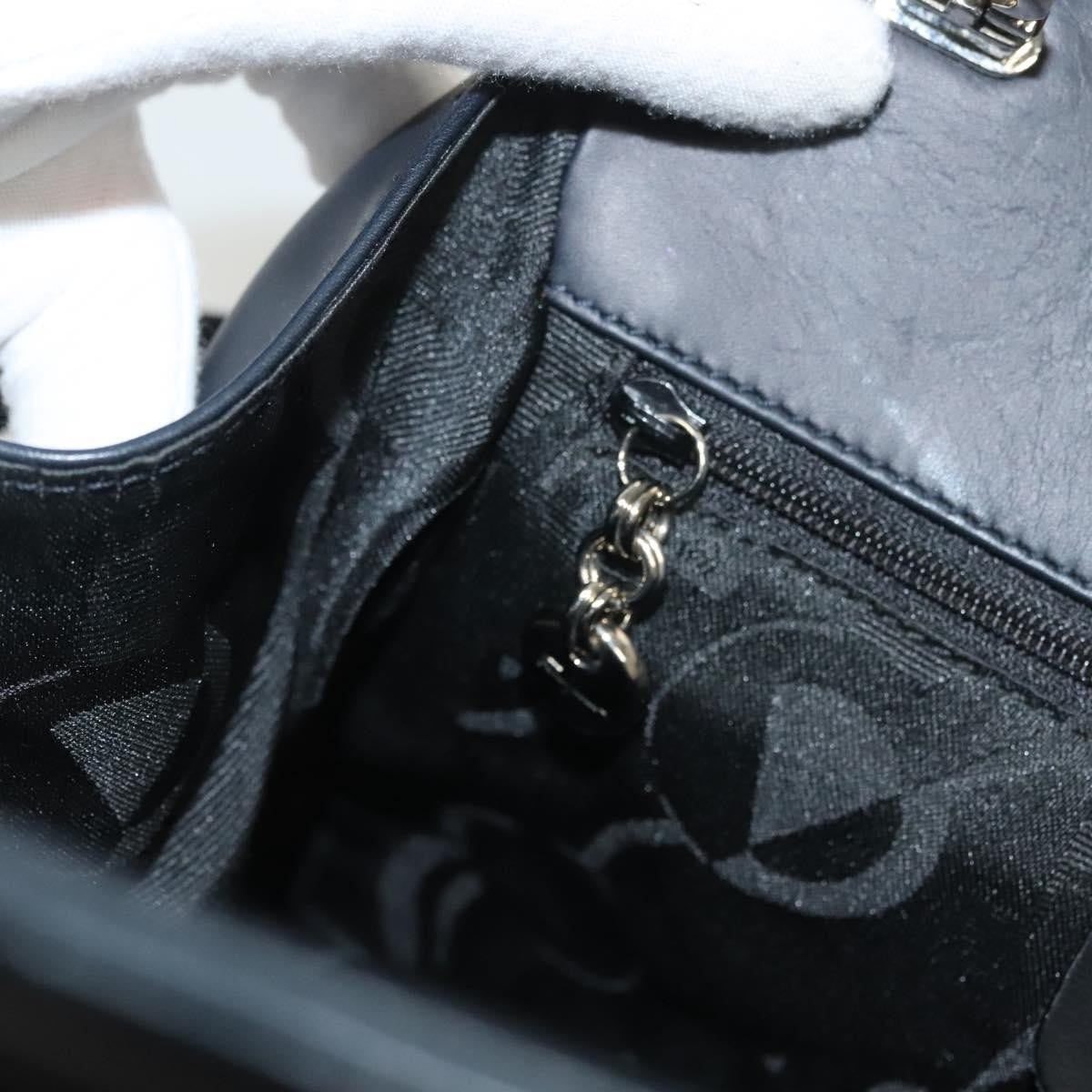 Salvatore Ferragamo Soft W Tote Leather, BLACK, LEATHER, Tote bag