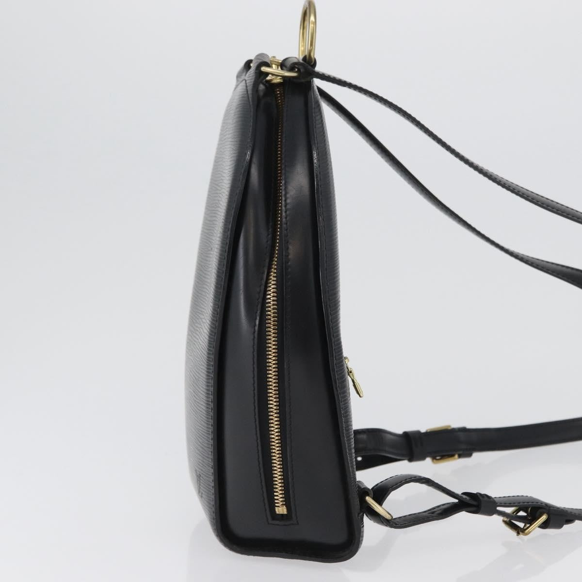 Louis Vuitton Mabillon Backpack Epi Leather, BLACK, LEATHER, Backpack