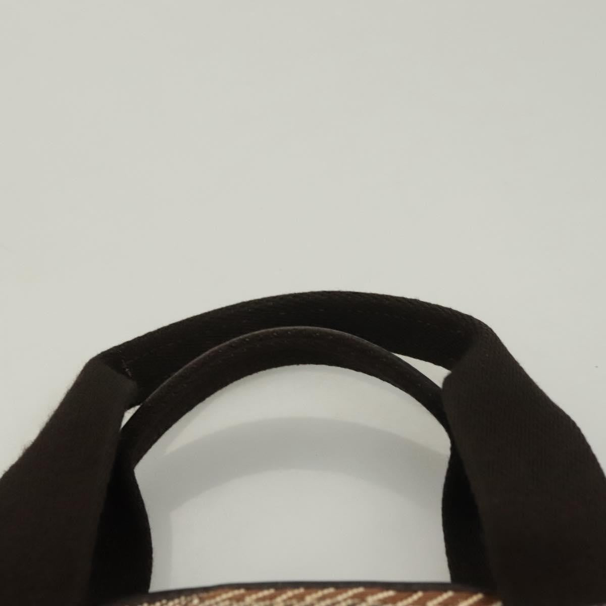 Bally Vintage Tote Bag Canvas, BROWN, CANVAS, Tote bag