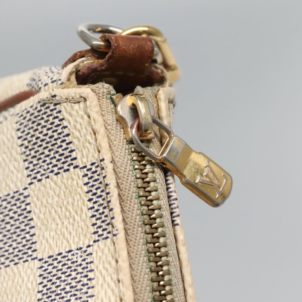 Louis Vuitton Eva Handbag Damier, BEIGE, CANVAS, Shoulder bag