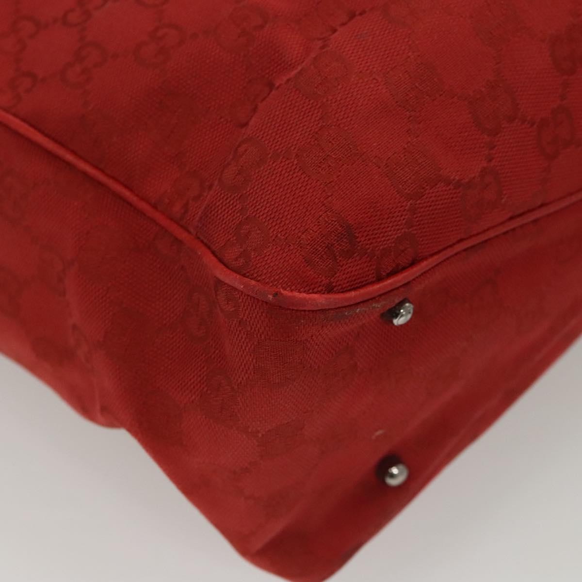 Gucci Vintage Open Tote GG Canvas, Red, Canvas, Tote Bag