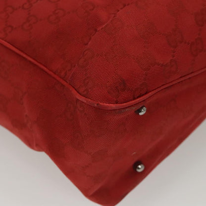 Gucci Vintage Open Tote GG Canvas, Red, Canvas, Tote Bag