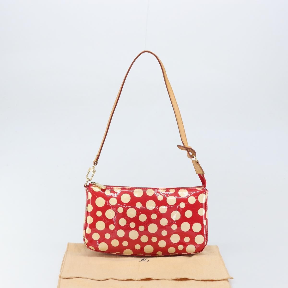 Louis Vuitton Yayoi Kusama Pochette Accessoires Patent Leather, RED, PATENT_LEATHER, Clutche & pouche