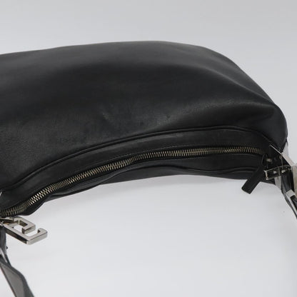 Gucci Attache Shoulder Bag Leather, BLACK, LEATHER, Shoulder bag