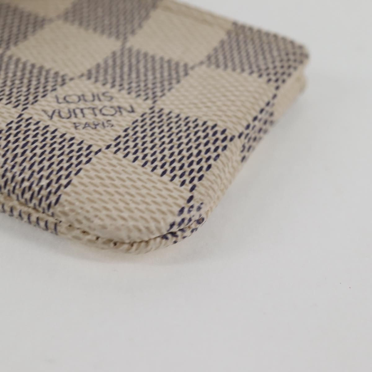 Louis Vuitton Pochette clés NM Canvas, WHITE, CANVAS, Wallets