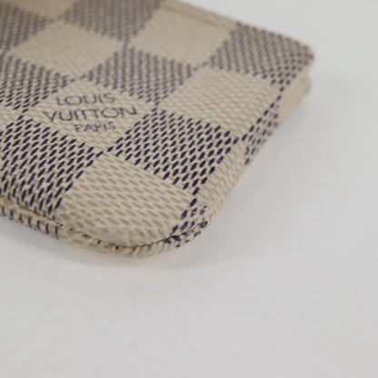 Louis Vuitton Pochette clés NM Canvas, WHITE, CANVAS, Wallets