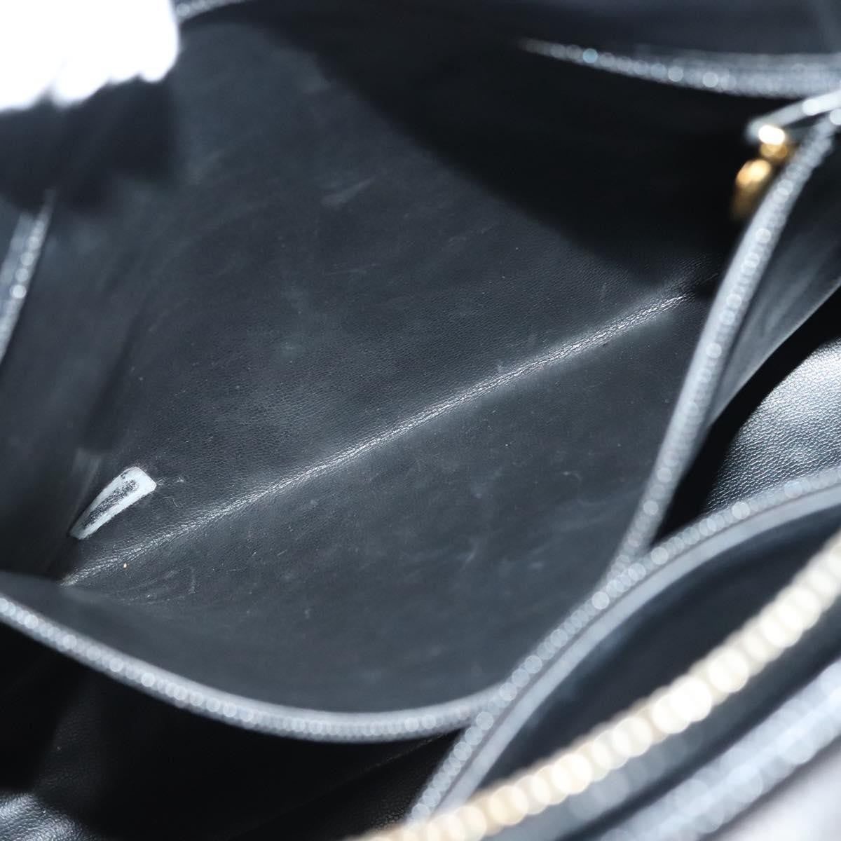 Chanel Vintage CC Logo Chain Tote Caviar, BLACK, LEATHER, Tote bag