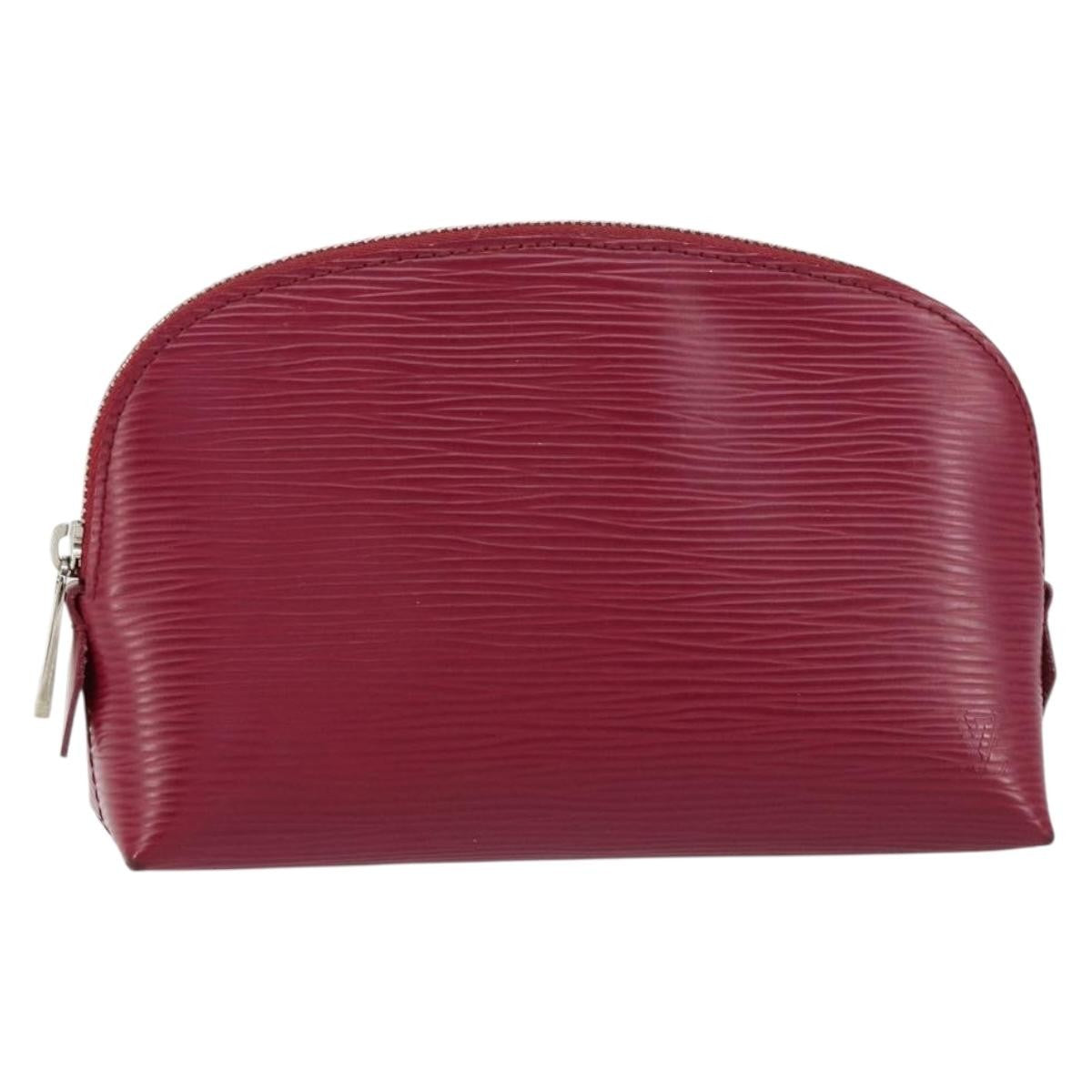 Louis Vuitton Cosmetic Pouch Epi Leather, PINK, LEATHER, Clutche & pouche