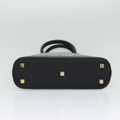 Louis Vuitton Alma Handbag Mini Lin, BLUE, CANVAS, Handbag