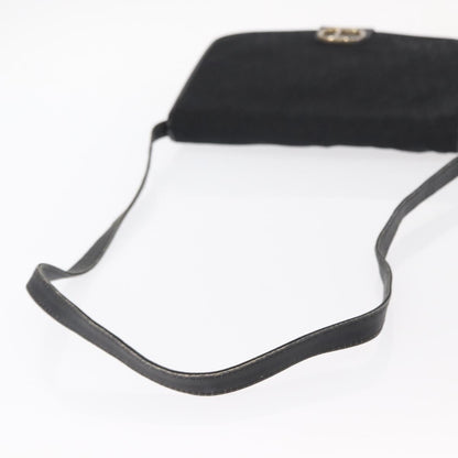 Christian Dior Vintage CD trotter Shoulder bag Canvas, BLACK, CANVAS, Shoulder bag