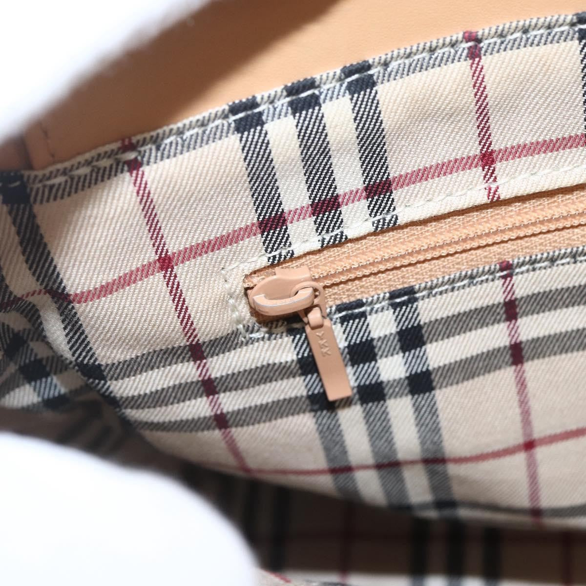 Burberry Vintage Handbag Leather, BEIGE, LEATHER, Handbag