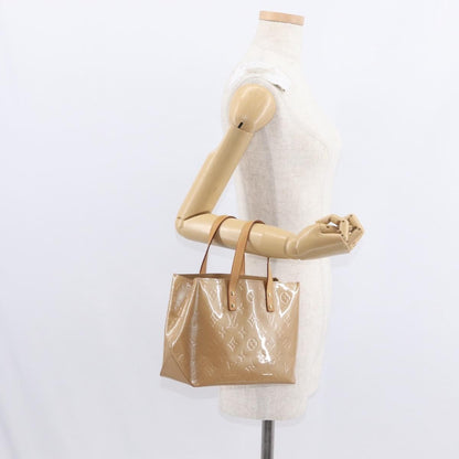 Louis Vuitton Reade Handbag Monogram Vernis, BEIGE, PATENT_LEATHER, Handbag