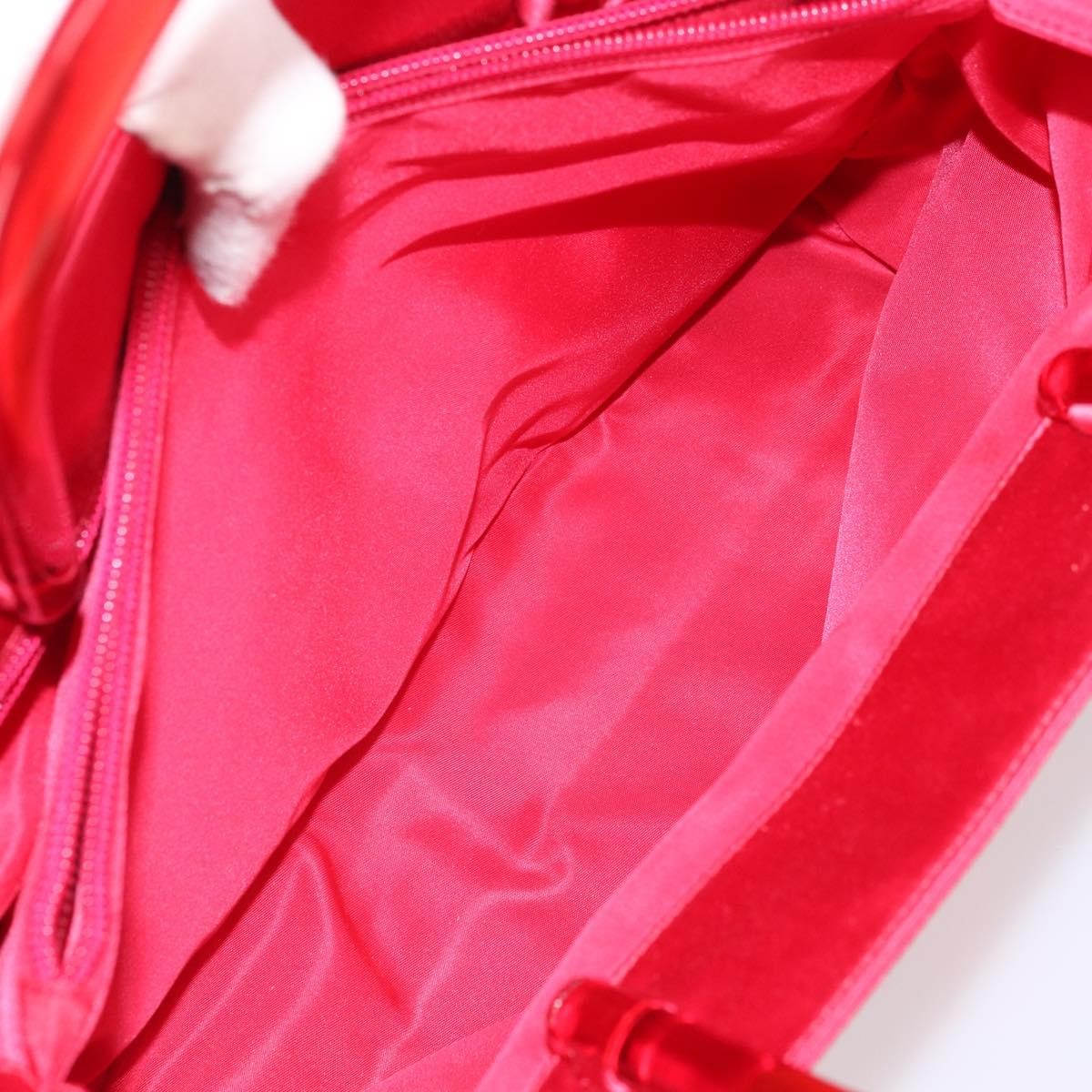 Prada Vintage Handbag Satin, Red, Satin, Handbag