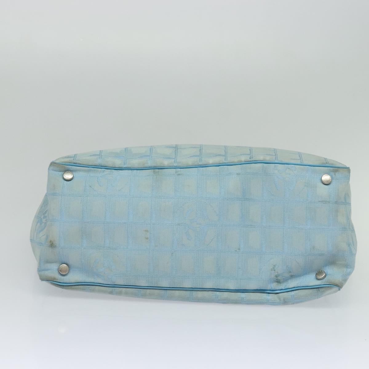 Chanel Travel Line Tote Nylon, BLUE, NYLON, Travel bag