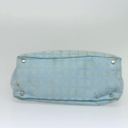 Chanel Travel Line Tote Nylon, BLUE, NYLON, Travel bag