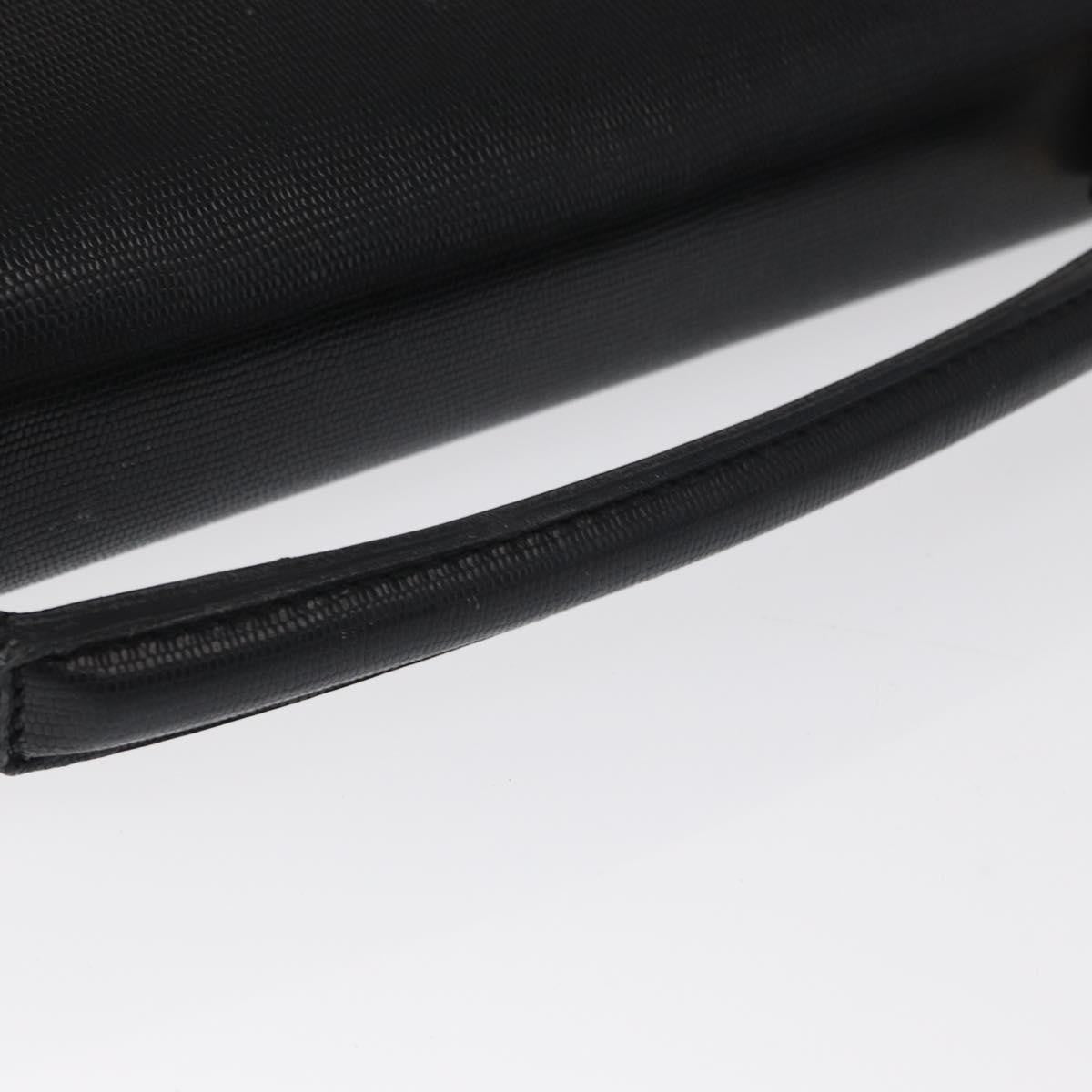 Celine Circle Logo Shoulder Bag Leather, BLACK, LEATHER, Shoulder bag