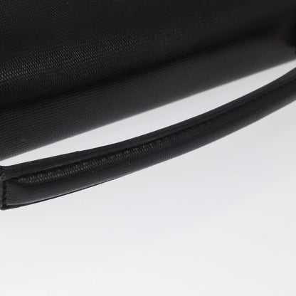 Celine Circle Logo Shoulder Bag Leather, BLACK, LEATHER, Shoulder bag