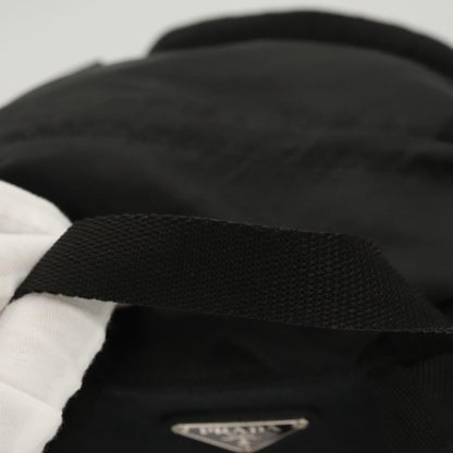 Prada Logo Backpack Tessuto, BLACK, NYLON, Backpack