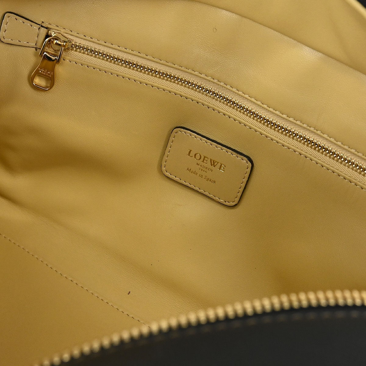 Loewe Amazona Bag Leather, BEIGE, LEATHER, Handbag