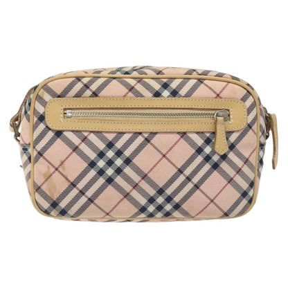 Burberry Nova Check Blue Label Nylon, PINK, NYLON, Shoulder bag