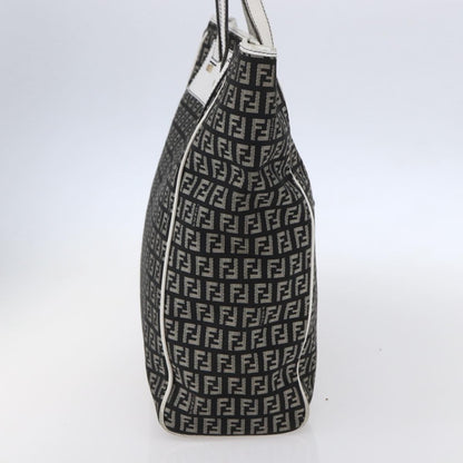 Fendi Zucca Tote bag Canvas, BLACK, CANVAS, Tote bag