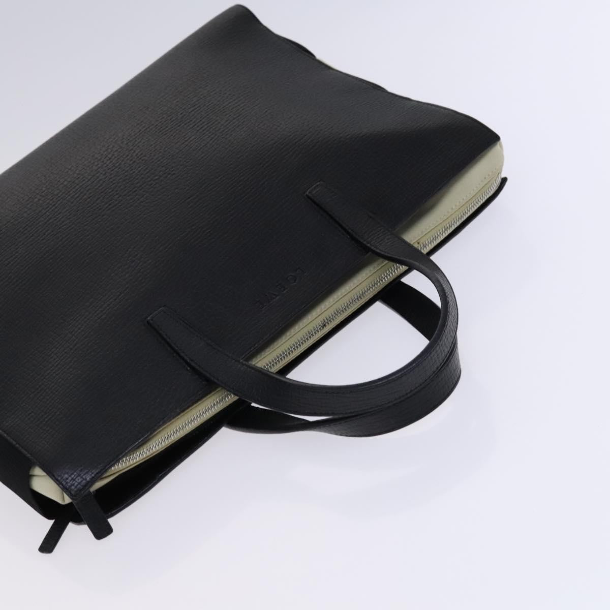 Loewe Vintage Handbag Leather, BLACK, LEATHER, Handbag
