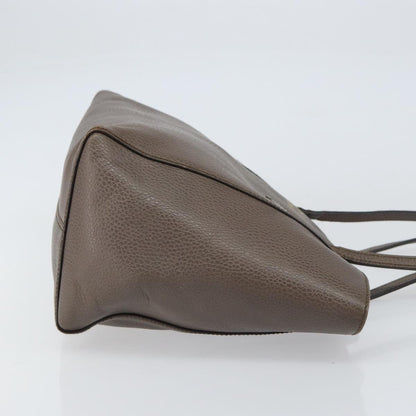 Gucci Swing Tote Leather, GRAY, LEATHER, Tote bag