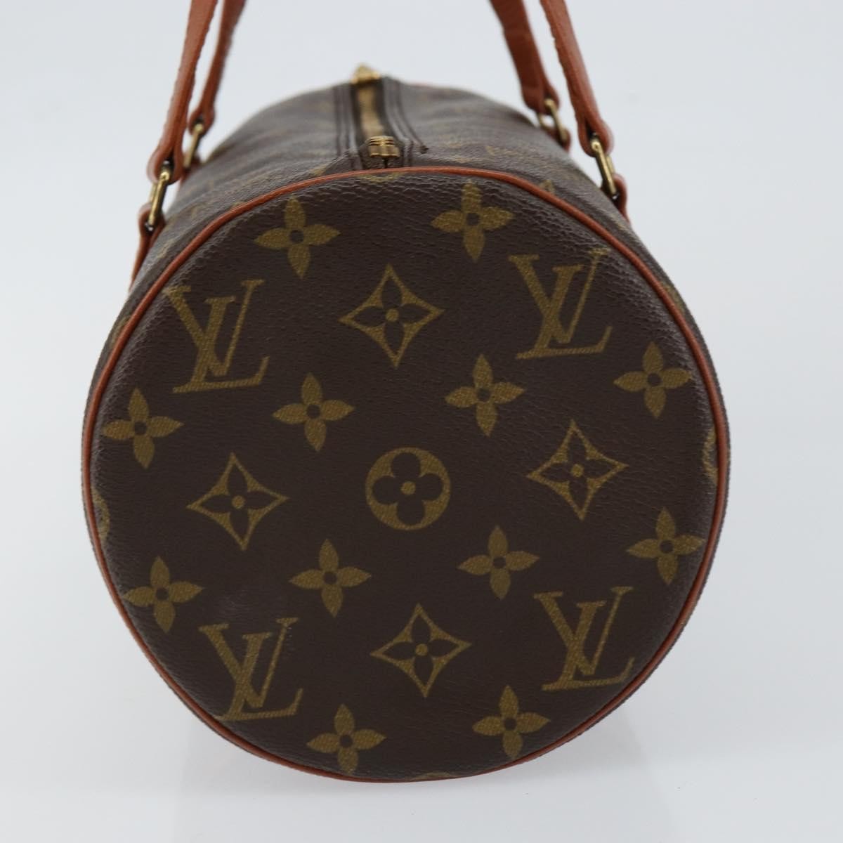 Louis Vuitton Papillon Handbag Monogram Canvas, BROWN, CANVAS, Handbag