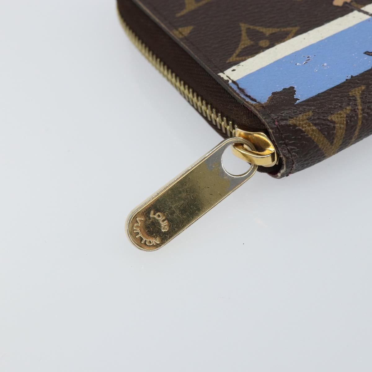 Louis Vuitton Zippy wallet Canvas, BROWN, CANVAS, Wallets