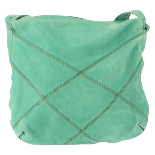 Loewe Vintage Shoulder Bag Leather, GREEN, LEATHER, Shoulder bag