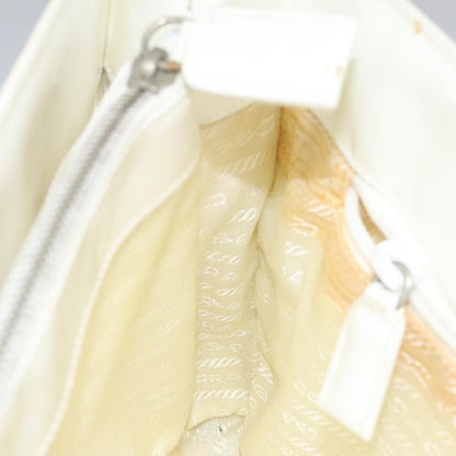 Prada Vintage Handbag Patent leather, WHITE, PATENT_LEATHER, Handbag