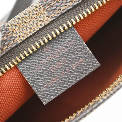 Louis Vuitton Trousse Make Up Bag Damier Canvas, BROWN, CANVAS, Clutche & pouche