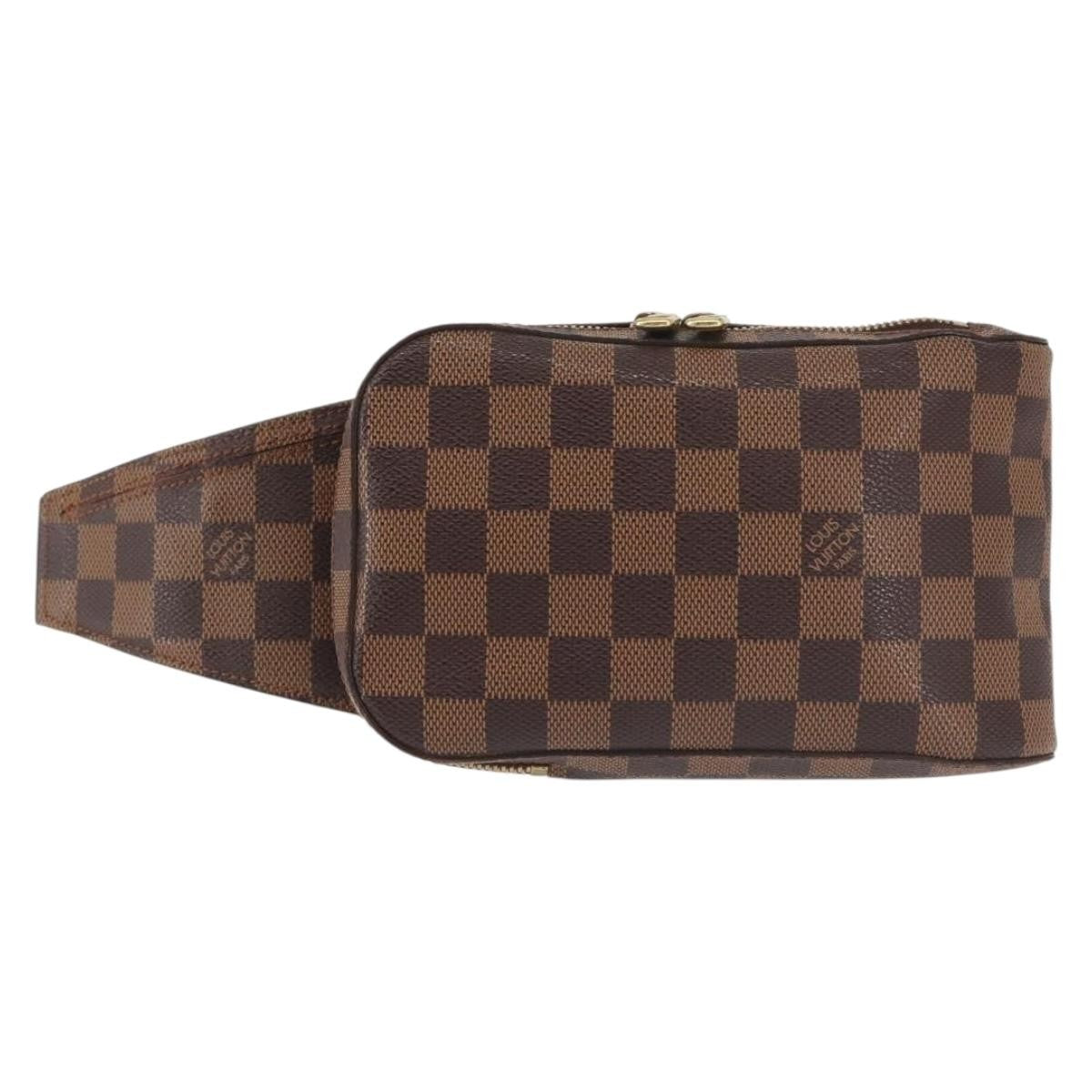 Louis Vuitton Geronimos Waist Bag Damier, Brown, Canvas, Shoulder Bag