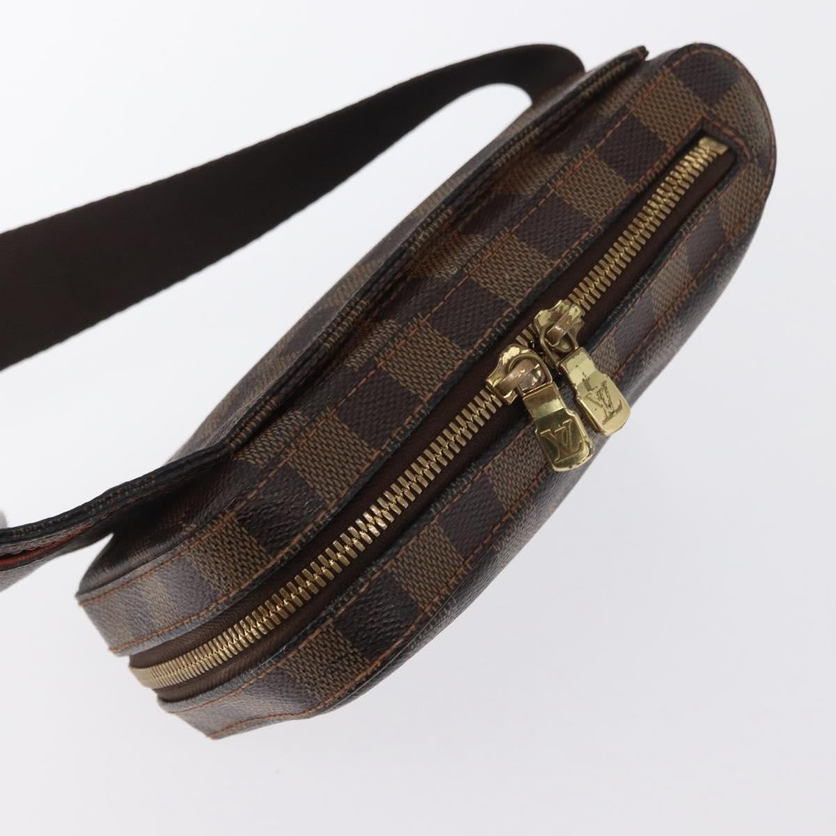 Louis Vuitton Geronimos Waist Bag Damier, BROWN, CANVAS, Shoulder bag