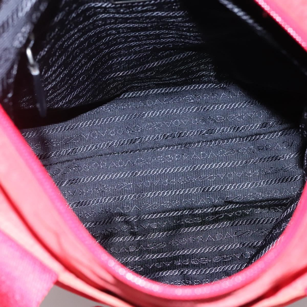Prada Vintage Zip Tote Tessuto, Red, Nylon, Tote Bag