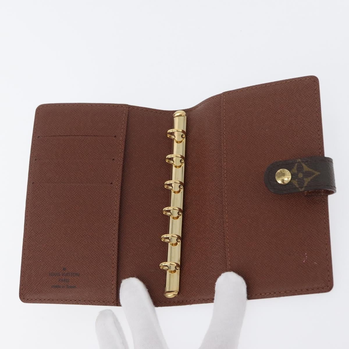 Louis Vuitton Agenda Cover Monogram Panda, Brown, Canvas, Wallet
